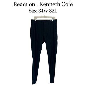 NWT Reaction Kenneth Cole Modern Fit Flex Suit Pants Techni-Cole Comfort Waist